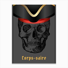 Corsaire gothique Canvas Print