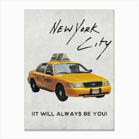 New York City, It Will Always Be You | Retro NYC Travel Collage 1 Toile