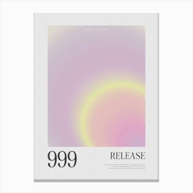 Angel Number 999 Release Canvas Print