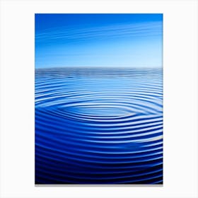 Water Ripples Lake Waterscape Photography 1 Canvas Print