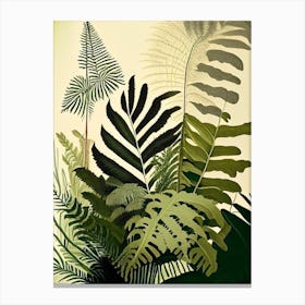 Hardy Fern Rousseau Inspired Canvas Print