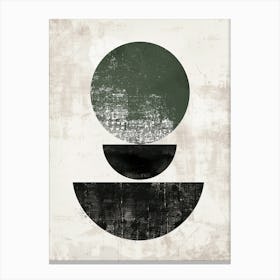 Hilbert Bauhaus Mid Century Canvas Print