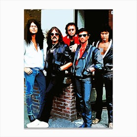 deep purple hard rock band music 13 Canvas Print