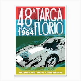 Targa Florio Porsche 904 Canvas Print