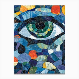 Mosaic Eye Canvas Print