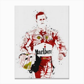 Michael Schumacher Canvas Print