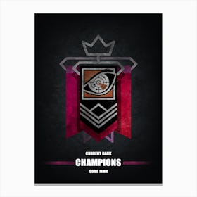 Pulse Rainbow Six 1 Canvas Print