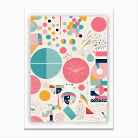 Abstract Geometric Print Canvas Print