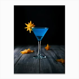 Blue Cocktail Canvas Print