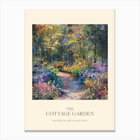 Cottage Garden Poster English Oasis 8 Canvas Print