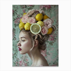 Lemon Hair Canvas Print