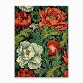 Floral Wallpaper 19 Canvas Print