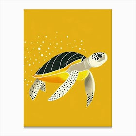 Yellow Sea Turtle 3 Canvas Print