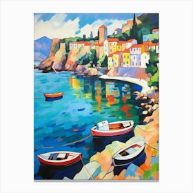 Budva Montenegro 1 Fauvist Painting Canvas Print