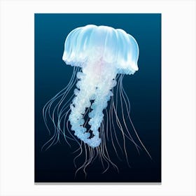 Sea Nettle Jellyfish Ocean Realistic 6 Canvas Print