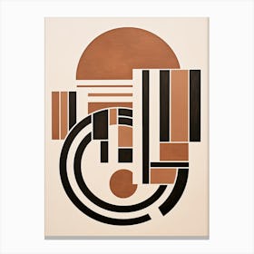 Avant Garde Geometries; Bauhaus Impressions Canvas Print