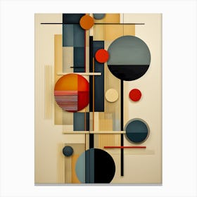 Abstract Harmony – Geometric Balance in Modern Design Canvas Print