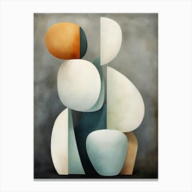 Abstract Sculptures Geometric Abstract Art Canvas Print