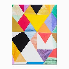 Triangle Drama Canvas Print