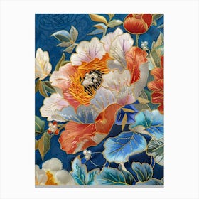 Chinese Floral Painting 16 Canvas Print