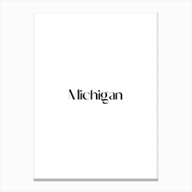 Michigan Logo Canvas Print