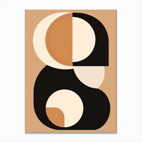 Mid-Century Shapes 56 Canvas Print