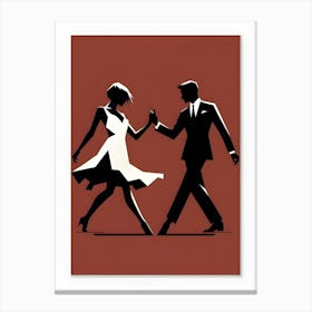 Tango Dancers Canvas Print