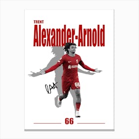 Trent Alexander Arnold Minimalist Canvas Print