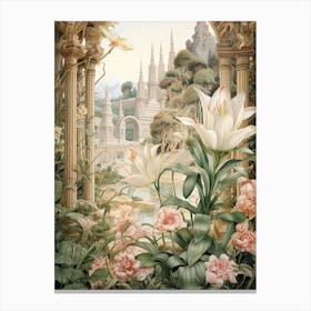 Lily Victorian Style 2 Canvas Print