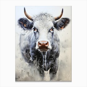 Rural Rhythm The Dancing Cow Canvas Print