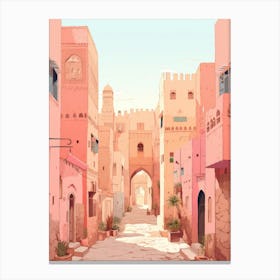 Street In Morocco Canvas Print