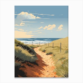 The Norfolk Coast Path England 1 Hiking Trail Landscape Canvas Print