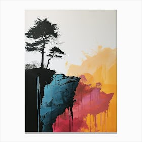 Tree In The Sky, Minimalism Canvas Print