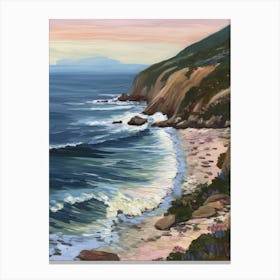 Summer Seascape Oil Painting 3 Canvas Print