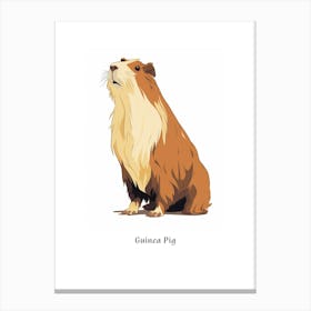 Guinea Pig Kids Animal Poster Canvas Print