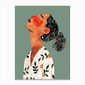 Illustration Of A Woman 23 Canvas Print