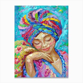 Turban Painting Canvas Print