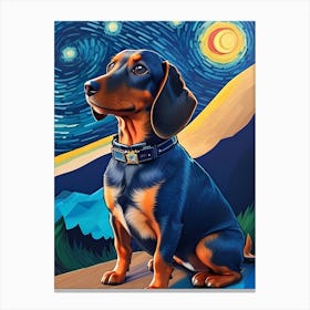 Dachshund 3 Canvas Print