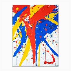 Flux Schnell Vibrant Modern Abstract Painting Featuring Bold C 1 Leinwandbild