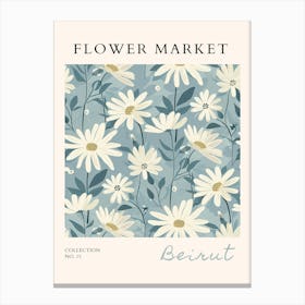 Flower Market 34 Canvas Print