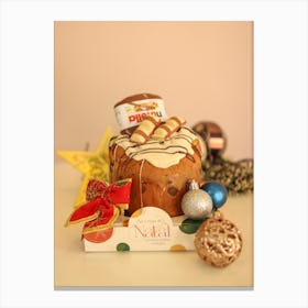 Christmas Cake Canvas Print