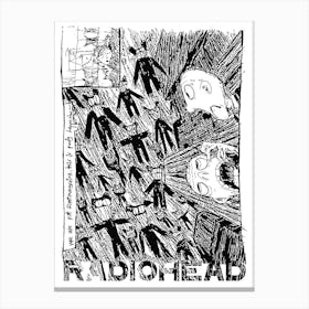 Radiohead - I Am Radiohead Canvas Print