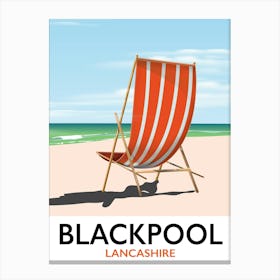 Blackpool Lancashire Seaside Canvas Print