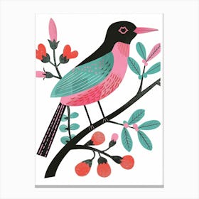 Bird On A Branch 32 Canvas Print