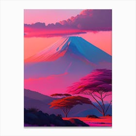 Mount Kilimanjaro Dreamy Sunset Canvas Print