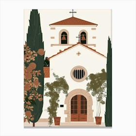 Santa Cruz Church 2 Canvas Print