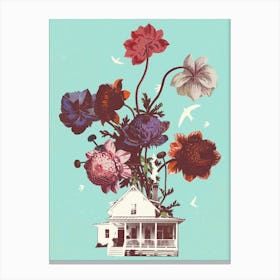 Flower House Canvas Print