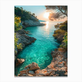 Sunset In Croatia 10 Canvas Print