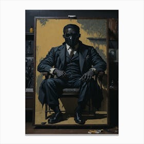 'The Man In The Painting' Canvas Print