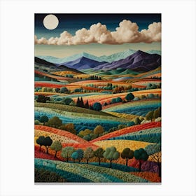 Landscape Of Colors Canvas Print